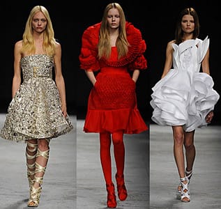 Модели на Рикардо Тиши за модна къща “Живанши”