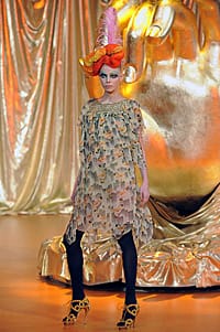 Модели на Джон Галиано, колекция есен-зима 2008-2009