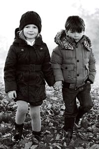 Детски модел на „Бърбъри” от колекция есен-зима 2008-09.