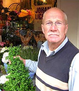 Известният холандски флорист Йохан Фредерик Лихер, който ще гостува в България по случай откриването на новия център за цветя на „Тилия”