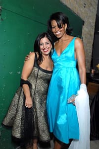 Мишел Обама с една от дизайнерките, изграждащи имиджа й - Мария Пинто