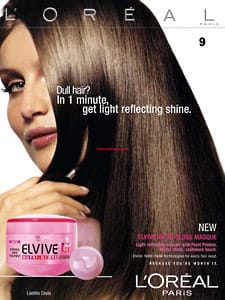 Летисия Каста като рекламно лице на “Л’ореал”