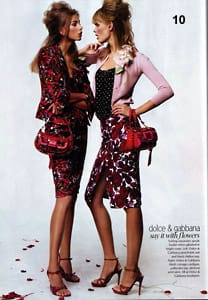 Модели на Долче и Габана, пролет-лято 2004