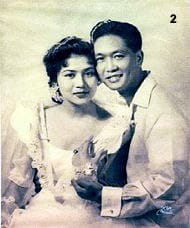 Имелда и Фердинанд Маркос – сватбен спомен