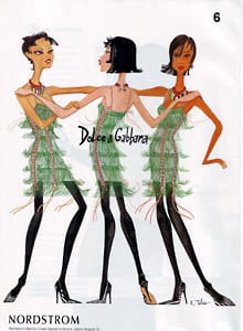 Скици на Долче и Габана, лято 2003
