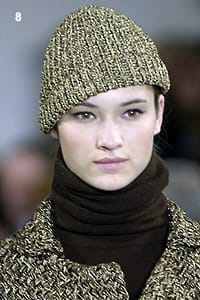 Момичешка плетена “скиорска” шапка на “Ралф Лорен”