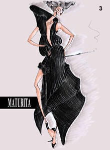 Скица “Зрялост” от темата “Висша мода”, 2004 г.