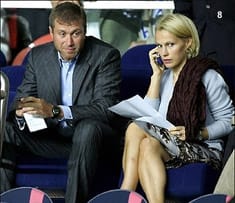 Роман Абрамович със съпругата си Ирина