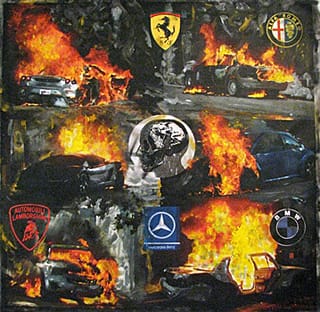 нова живопис в действие