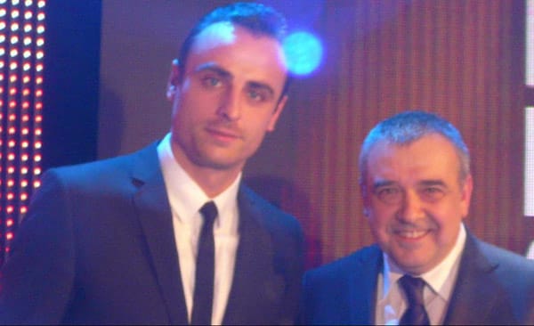 Димитър Бербатов и проф. Любомир Стойков 2009 г.