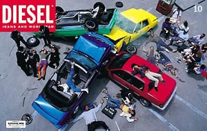 Болката и скандалността в рекламите на “Дизел”